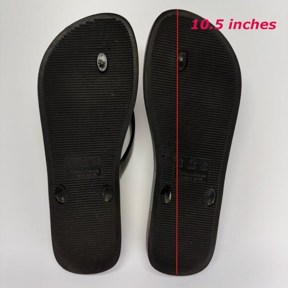 Mellisa by Romero Brito Flip Flops Women's Size 10 Multicolor Brazilian Artist - Picture 8 of 13